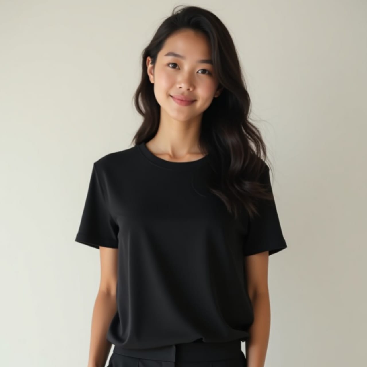 Ladies half sleeve T-shirt